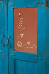 Blue Vintage Sideboard with Mirror