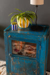 Vintage Blue Side Cabinet
