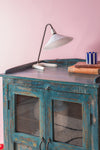 Vintage Blue Glazed Cabinet