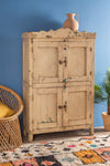 Cream Vintage Wooden Cupboard