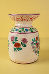 Hand Painted Vintage Large Wooden Pot (Re-worked) - 16