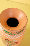 Hand Painted Vintage Large Wooden Pot (Re-worked) - 29
