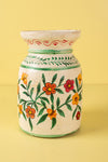 Hand Painted Vintage Large Wooden Pot (Re-worked) - 36