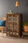 Vintage Cabinet with Ornate Carvings