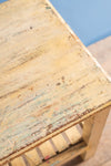 Cream Vintage Wooden Side Table