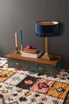 Low Blue Vintage Coffee Table