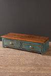 Low Blue Vintage Coffee Table