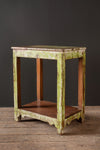 Green Vintage Wooden Side Table