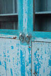 Blues Tones Vintage Glazed Cabinet