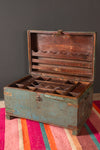 Vintage Blue Writing Box