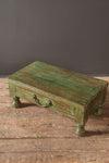 Vintage Green Low Side Table