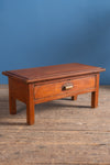 Vintage Wooden Low Side Table