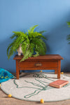 Vintage Wooden Low Side Table
