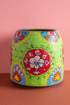 Vintage Hand Painted Medium Wooden Pot (Re-worked) - 08