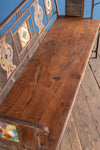 Vintage Iron Bench with Tiles