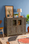 Dark Grey Vintage Sideboard