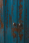 Vintage Blue Wooden Cupboard