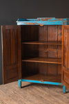 Vintage Blue Wooden Cupboard