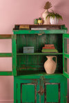 Green Vintage Glazed Cabinet