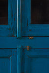 Bright Blue Vintage Cabinet