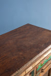 Vintage Teal Cabinet with Tiles