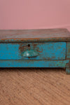 Small Vintage Blue Low Table