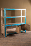 Vintage Blue Storage Unit