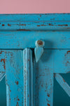 Light Blue Vintage Glazed Cabinet