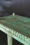 Green Vintage Glazed Cabinet <p>W:91cm D:52cm H:123cm </p>