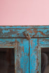 Blue Vintage Glazed Cabinet