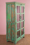 Green Vintage Display Cabinet