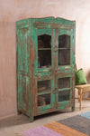Vintage Green Glazed Cabinet