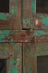 Vintage Green Glazed Cabinet <p>W:100cm D:54cm H:179cm </p>