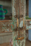 Vintage Pale Turquoise Display Cabinet <p>W:81cm D:49cm H:142cm </p>
