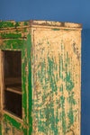 Vintage Green Glazed Cabinet <p>W:94cm D:47cm H:145cm </p>