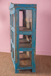Blue Vintage Glazed Cabinet <p>W:98cm D:41cm H:131cm </p>