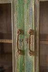 Green Vintage Glazed Cabinet <p>W:94cm D:49cm H:160cm </p>