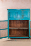 Blue Wooden Vintage Cupboard