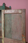Vintage Green Wooden Cupboard <p>W:94cm D:50cm H:129cm </p>