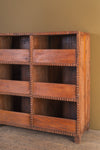 Vintage Wooden Compartment Shelves