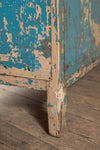 Vintage Blue Glazed Cabinet <p>W:95cm D:46cm H:140cm </p>