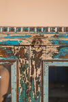 Vintage Blue Glazed Cabinet <p>W:95cm D:46cm H:140cm </p>