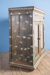 Painted Vintage Wooden Cabinet with Tiles <p>W:103cm D:50cm H:107cm </p>
