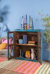 Blue Vintage Cabinet <p>W:81cm D:25cm H:102cm </p>