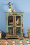 Slate Blue Vintage Cabinet <p>W:81cm D:47cm H:121cm </p>