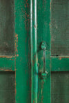 Vintage Green Wooden Jali Cupboard <p>W:89cm D:43cm H:109cm </p>