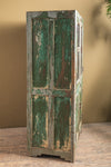 Vintage Green Wooden Cabinet <p>W:71cm D:45cm H:134cm </p>