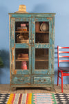 Blue Vintage Cabinet <p>W:92cm D:47cm H:156cm </p>