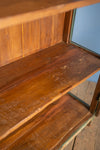 Vintage Green Display Cabinet <p>W:98cm D:43cm H:155cm </p>