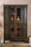 Carved Vintage Wooden Almirah <p>W:120cm D:67cm H:190cm </p>